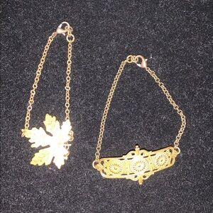 Two Bundle Of Vintage Brass Dainty Blt